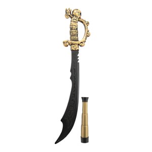 Pirátská sada meč s doplňky plast 58 cm