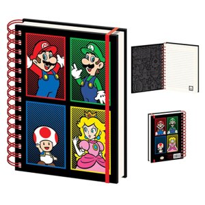 Blok kroužkový Super Mario (4 colour)