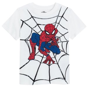 Tričko s krátkým rukávem Spiderman -bílé - 92 WHITE