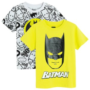 COOL CLUB - Chlapecké Tričko s krátkým rukávem SET 2ks Batman 128