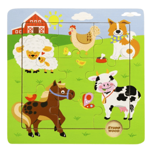 BABU - Puzzle zvířátka z farmy