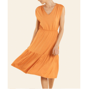 Extreme Intimo Šaty s výstřihem oranžové Extreme intimmo velikost: 36