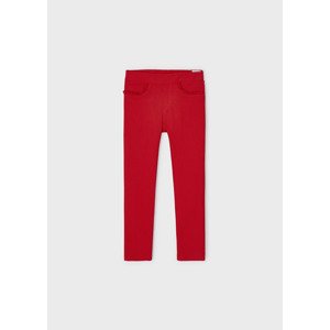 Kalhoty natahovací odlehčené s volánky červené MINI Mayoral velikost: 122