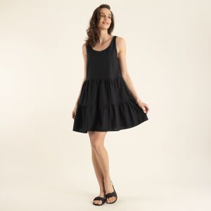 Šaty dámské  plátno černé Extreme intimo velikost: 40
