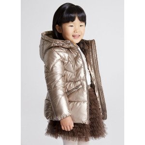 Zimní bunda s prošíváním zlatá MINI Mayoral velikost: 134