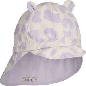 Čepice s kšiltem oboustranná Gorm Leo/Misty Lilac Liewood velikost: 9-12 měsíců