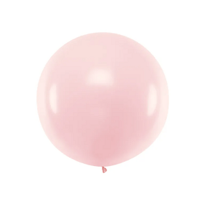 PartyDeco Balónek latexový JUMBO světle růžová 100 cm Party Deco