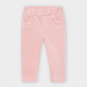 Kalhoty velurové světle růžové BABY Mayoral velikost: 86 (18 měsíců)