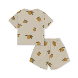 Set trička a šortek Lin Lemon Konges Slojd velikost: 12 měsíců (74-80)