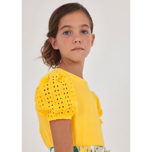 Tričko s krátkým rukávem madeira žluté JUNIOR Mayoral velikost: 152 (12 let)