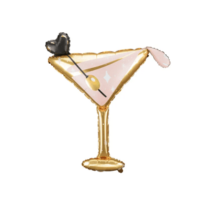 PartyDeco Balónek fóliový Martini Party Deco