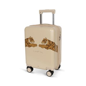 Cestovní kufr na kolekčkách TIGER béžový Konges Slojd
