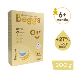Beggs Mléčná rýžová kaše banánová (200 g)