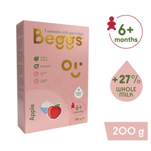 Beggs Mléčná 7 zrnná kaše jablečná (200 g)