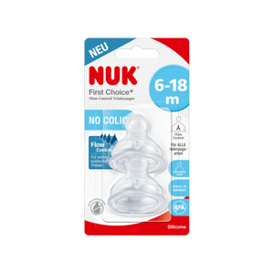 NUK FC+ savička Flow Control, 2 ks