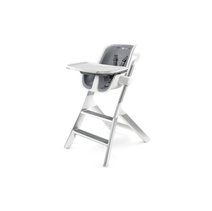 4moms Jídelní židlička bílá + souprava misek