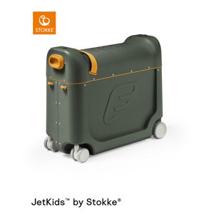 Stokke JetKids™ BedBox®  - dětské zavazadlo s lůžkem, Golden Olive
