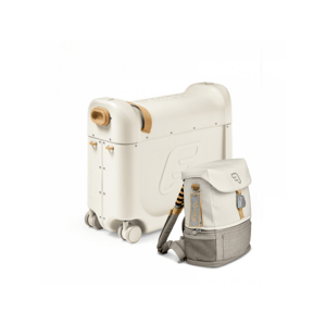 Stokke Cestovní set JetKids™ - White/White (zavazdlo+batoh)