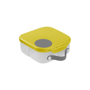B.BOX Svačinový box střední- žlutý/šedý