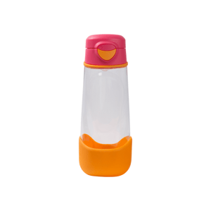 B.BOX Sport láhev na pití 600 ml- růžová/ oranžová