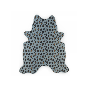Childhome Koberec Leopard modrý 145x160 cm
