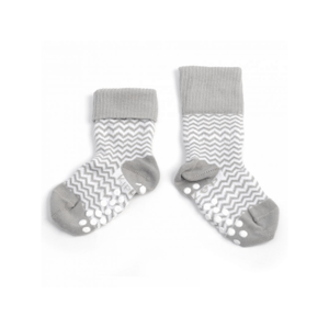 KipKep ponožky Stay-on-Socks ANTISLIP 12-18m 1pár Ziggy Grey