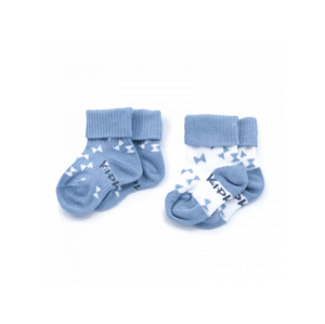 KipKep ponožky Stay-on-Socks 0-6m 2páry Party Blue