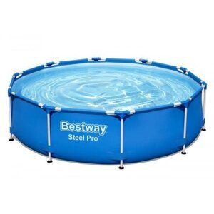 Nadzemní bazén kruhový Bestway Steel Pro, kartušová filtrace, průměr 3,05 m, výška 76 cm