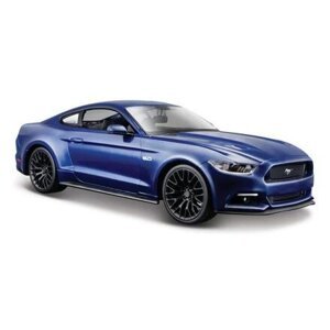 Maisto - 2015 Ford Mustang GT, metal modrá, 1:24