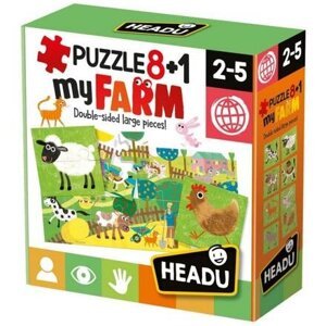 Puzzle 8+1 Moje farma