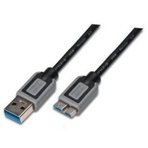 Kabel USB 3.0 A/Micro B 0,25 m černý