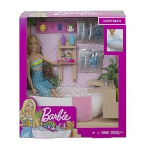 Barbie WELLNESS PANENKA V LÁZNÍCH HERNÍ SET