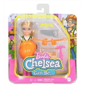Barbie Chelsea povolání varianta 1 stavitelka