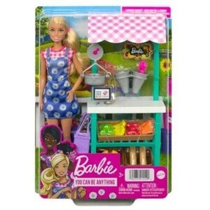Barbie® FARMÁŘSKÝ STÁNEK S PANENKOU