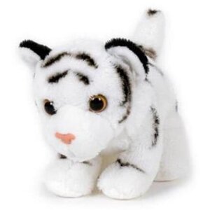 Plyš Tygr bílý 13 cm