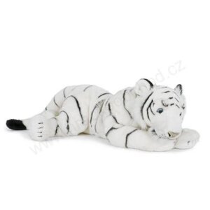 Plyš Tygr bílý 71 cm
