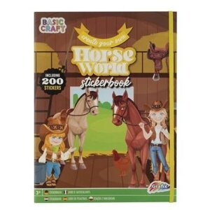 Magická kniha se samolepkami koní