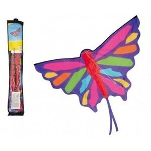 Drak létající nylon motýl 130 x 74 cm v sáčku