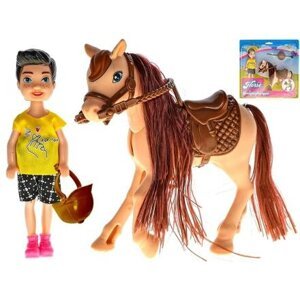 Panáček 13cm s koněm