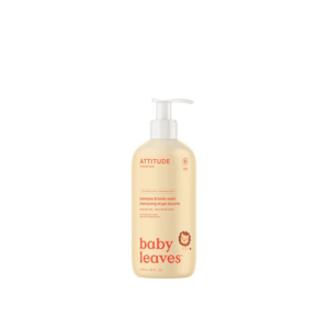 Attitude Dětské tělové mýdlo a šampon (2 v 1) Baby leaves s vůní hruškové šťávy 473 ml