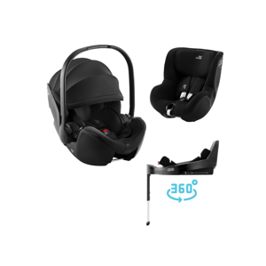 Britax Römer SET Autosedačka Baby-Safe Pro + Vario Base 5Z + autosedačka Dualfix 5z, Space Black