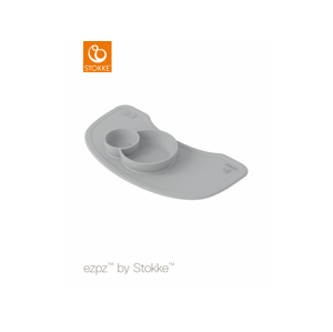 Stokke Silikonová podložka Grey ezpz ™ na pultík k jídelní židličce Steps™