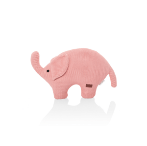 Zopa Pletená hračka Slon, Pink