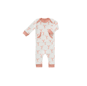 Fresk Dětské pyžamo Lobster coral pink, 0-3 m - VÁNOCE DVOREČEK