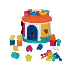 B-Toys Dům s vkládacími tvary - VÁNOCE DVOREČEK