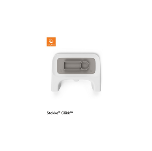 Stokke Silikonová podložka Soft Grey ezpz ™ na pultík k jídelní židličce Clikk™