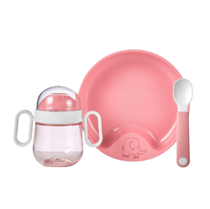 Mepal Dětská jídelní sada Mio 3-dílná Deep Pink - VÁNOCE DVOREČEK