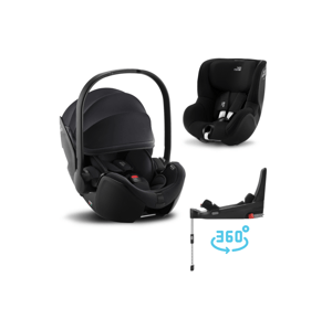 Britax Römer SET Autosedačka Baby-Safe 5Z2+Flex Base 5Z+Autosedačka Dualfix 3 i-Size, Galaxy Black