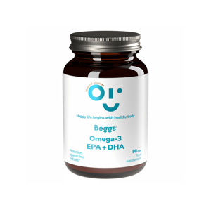 Beggs Omega-3, EPA+DHA 90 kapslí (doplněk stravy s omega-3 mastými kyselinami)