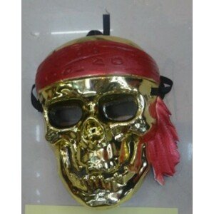 Maska malého piráta - zlatá